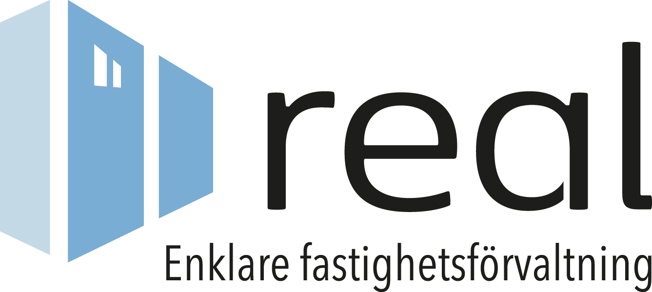 Real fastighetsförvaltning logotyp