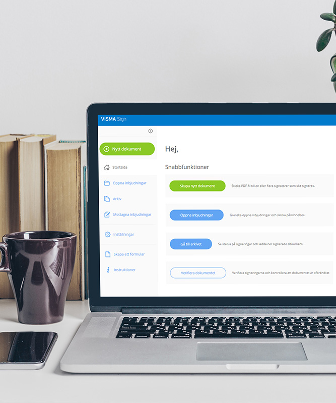 Elektroniska signaturer med Visma Sign