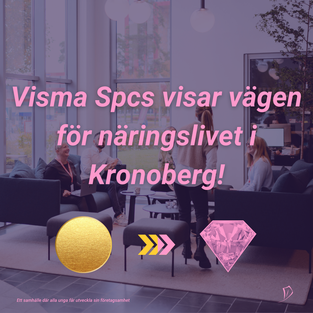 Visma Spcs diamantpartner till UF Kronoberg